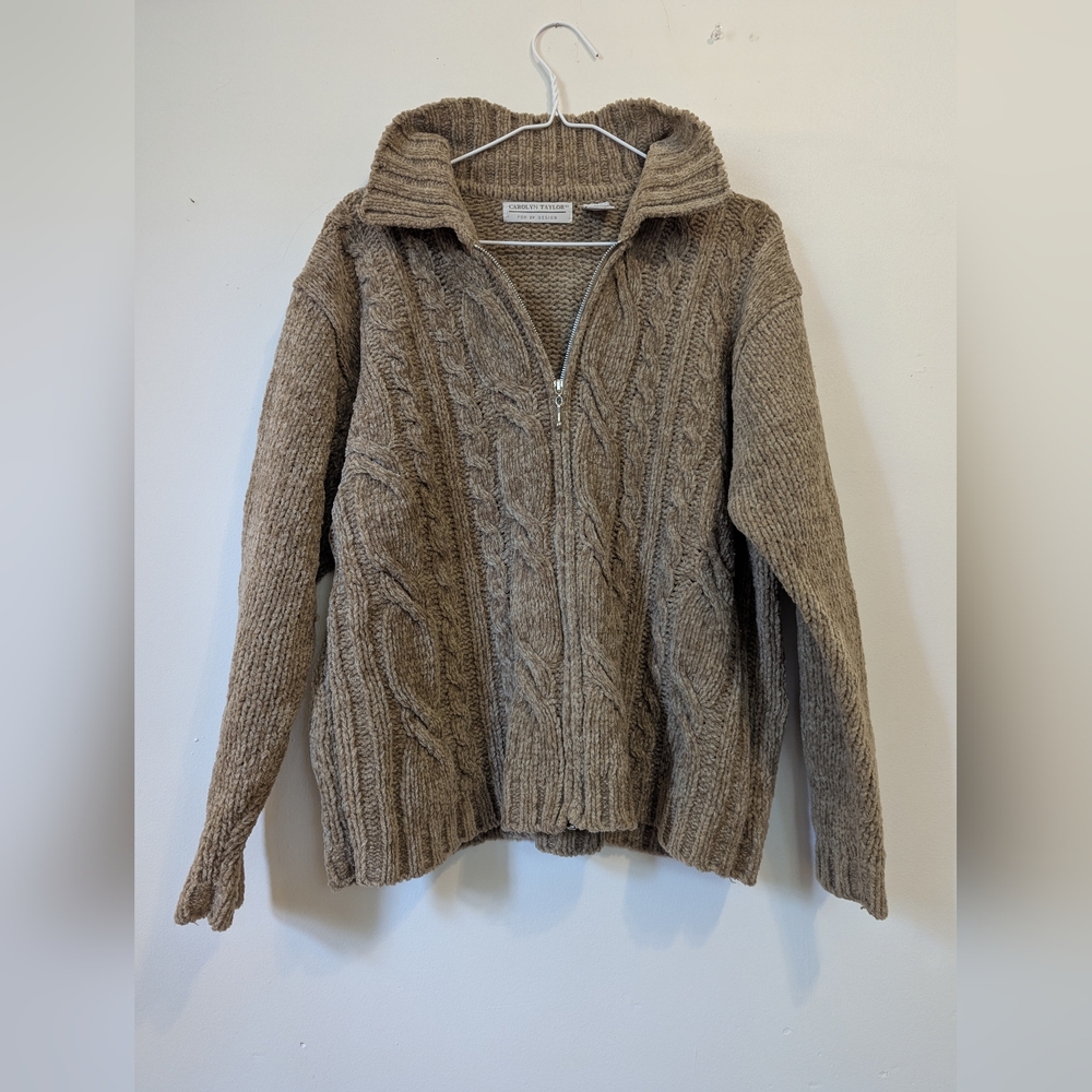 Knitted cardigan jacket